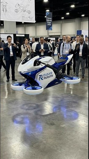 Future Robots Hover Bike Demo Shocks the Expo 2025 Crowd!