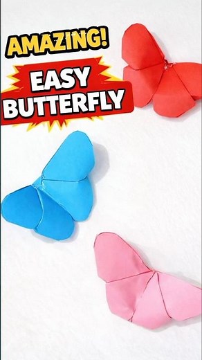 Easy Paper Butterfly 🦋 | Diy Paper Butterfly | Origami Butterfly |