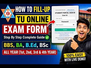 How to Fill-Up TU Online Exam Form | Step-by-Step Guide | BBS, BA, B.Ed, BSc