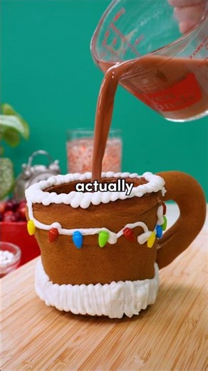 Can I make a cocoa mug out of GINGERBREAD?!