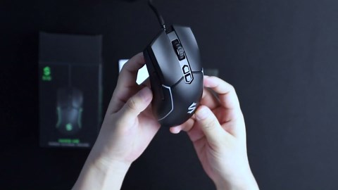 Black Shark Gaming Mouse Wired, USB Computer Ergonomic Mouse with 7 Adjustable DPI Up to 10,000, 7 Programmable Buttons, 5 Modes RGB Backlight, Optical Gamer Mice for Windows PC Laptop Mac