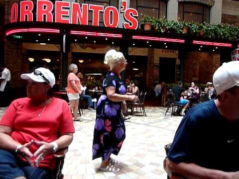 68 Year Old Woman Dancing on Royal Carribbean Cruise Ship