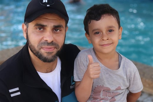 Abu Ubaida: One Minute, a lifetime of meaning in a rare video with his son spreads widely | Al Bawaba