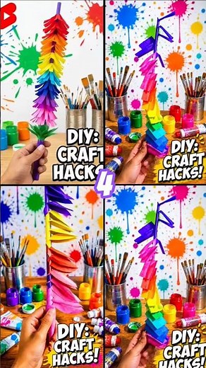 4 Amazing Rainbow Paper Crafts 🌈 | Easy DIY Paper Crafts That Actually Work!