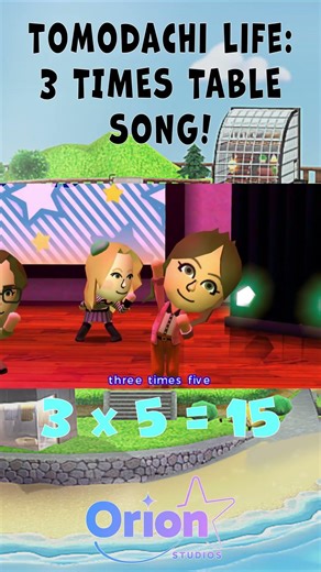 3 Times Table Song #tomodachilife #multiplication