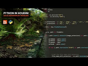 Python in Houdini | Absolute to relative paths