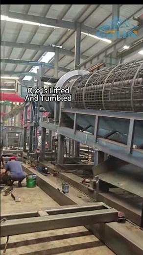 How Does A Gold Trommel Scrubber Work? #machine #mining#gold #miningequipment