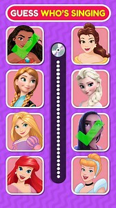 1.5M views · 26K reactions | Guess Who's Singing | Disney Princess Quiz #disney #disneyprincess #disneysongs | BenQuiz | Facebook