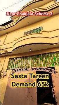 Sasta Tareen 05 Marla House For Rent Near Chaklala Scheme 03 Rwp #home #housetour