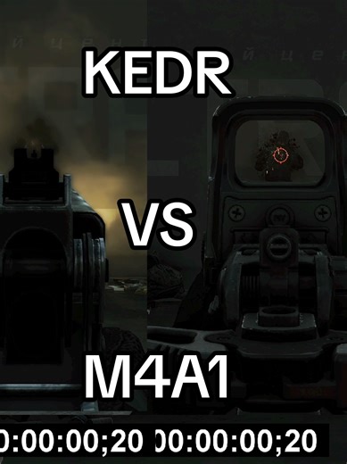 Comparing kedr and m4 in tarkov #tarkov #escapefromtarkov #eft