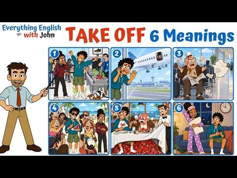 The SECRET of "Off": Learn 6 Meanings of TAKE OFF the Easy Way