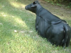 Trojan cow hunting blind