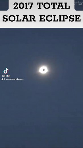 Here is a preview of what the solar eclipse will look like on April 8, 2024. The total eclipse will be seen in #Texas and last nearly 4.5 minutes. Video shows the 2017 eclipse that was seen in southern Illinois by our chaser Jason Cooley. #solareclipse #eclipse #sun | Texas Storm Chasers
