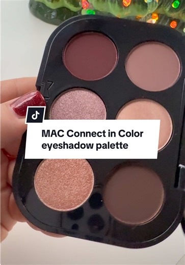 MAC Connect in Color eyeshadow palette. #maccosmetics #maceyeshadow #holidaymakeup #tiktokshopholidayhaul #tiktokshopcreatorpicks