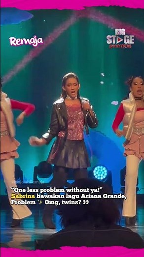 "One less problem without ya!" Sabrina bawakan lagu Ariana Grande,Problem