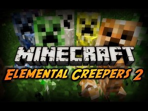Minecraft Mod Review: MORE ELEMENTAL CREEPERS!