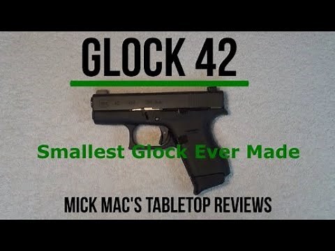 GLOCK 42 380 Semi-Automatic Pistol Tabletop Review - Episode #202515