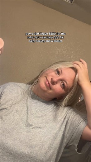 DIY Bleach Blonde Highlights Gone Cute After Hair Fail