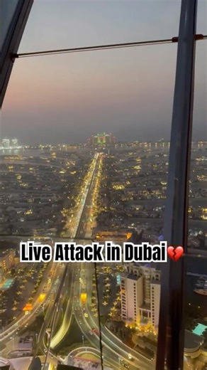 Dubai Palm Jumeirah live attack💔 #ytshorts #shorts #viralshorts #trendingshorts #palmjumeirah