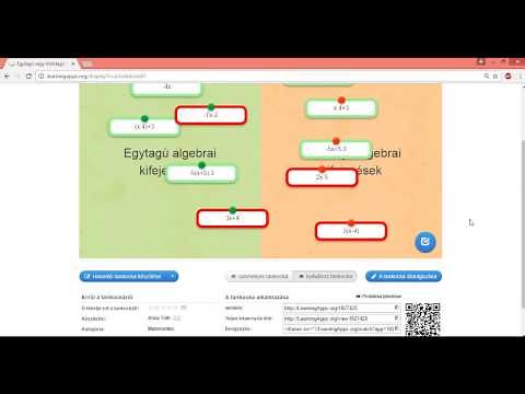 A learningapps.org oldal bemutatása