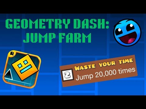 Jump Farm in Geometry Dash - Unlock All Jumping Achievements
