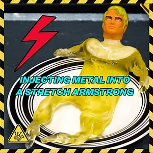 8.2M views · 7.8K reactions | INJECTING METAL INTO A STRETCH ARMSTRONG DOLL!! | The King of Random | Facebook