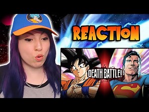 Goku VS Superman (Dragon Ball VS DC Comics) | DEATH BATTLE! - REACTION