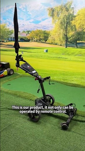 This Smart Golf Trolley Follows You Like a Caddy! | Remote & Auto-Follow
