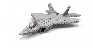 LEGO MOC-14150 F-22 Raptor (Creator 2014)