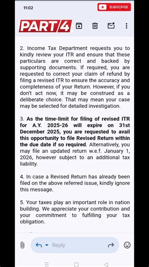 Income Tax Refund On Hold 😱 | ITR Mismatch Email Explained | AY 2025-26 | Revised ITR Before 31 Dec
