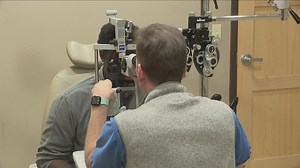 Post solar eclipse eye clinic at UB