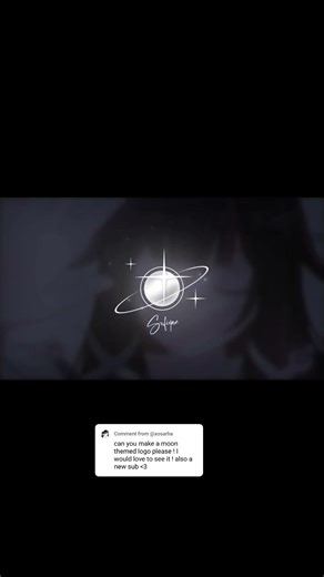 Moon Theme Logo In Alight Motion