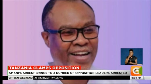 Tanzania clamps opposition Police arrest Chadema deputy secretary-general Amani Golugwa Amani’s arrest brings to three the number of opposition leaders arrested Government seeks to charge Chadema leaders with treason Pentecostal Voice of Kenya condemns harassment of Kenyans #CitizenWeekend | Citizen TV Kenya