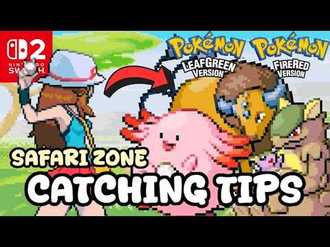The BEST Way to CATCH Pokemon in the Safari Zone - Pokémon FireRed and LeafGreen (Nintendo Switch 2)