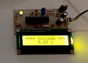 پروژه AVR ولت متر 0 تا 30 ولت DC بسیار دقیق | اِمیک - آموزش الکترونیک و میکروکنترلر