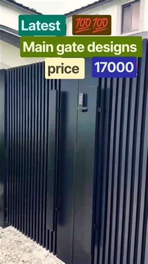 Modern front gate designs for houses | aluminium profile gate design | main gate design #viral #gate