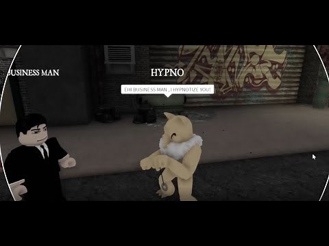 Roblox:Creepypasta Life:A SHORT RP STORY: WHEN HYPNO TRIES TO HYPNOTIZE A BUSINESSMAN(read desc.pls)