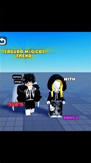 AGUDO MÁGICO 🔥| Trend with sub's [Part2] #roblox #shortfeed