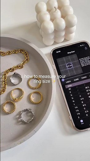 How to measure your ring size | JEWELLERY HACKS | Gold Rings | Ring Sizer