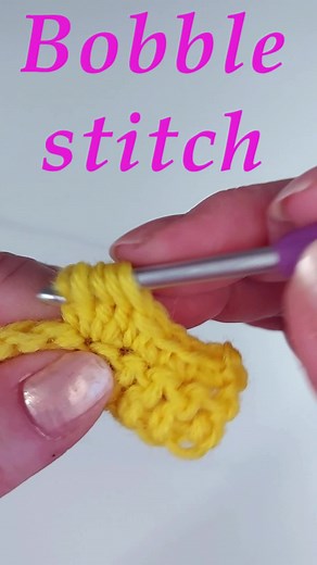 How to crochet a bobble stitch. Easy and fun for many projects! | Knit & Crochet Blog