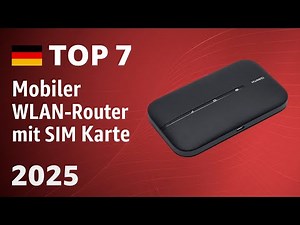 TOP – 7. Bester mobiler WLAN Router mit SIM Karte 5G, LTE Hotspots. Test & Vergleich 2025