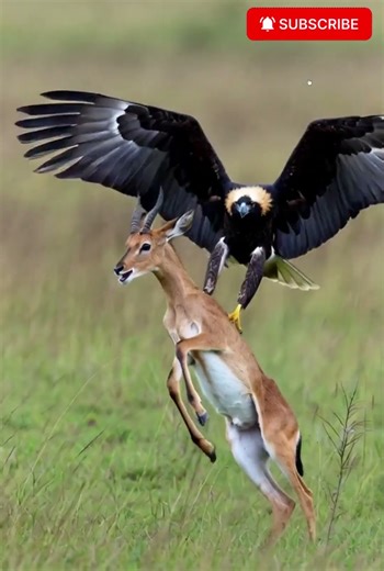 Eagle Attacks From Above – Baby Antelope’s Most Dramatic Escape