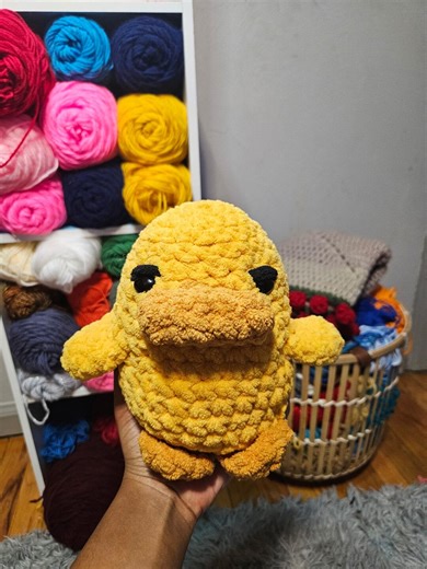 Crochet Duck Plush - Etsy