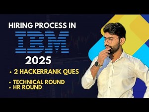 IBM Hiring Process 2025 | Hackerrank Questions | Technical Interview Questions | HR Interview
