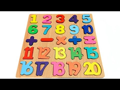 Learning Number 1 To 20 And Symbol Puzzle Activities Preschool Toddler Learning Toys Videos.