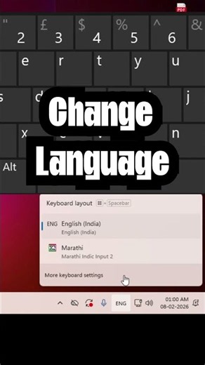 How to Change Language in Windows 10 or 11 Using Keyboard Shortcut