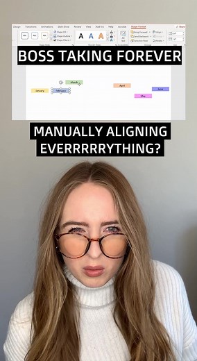 PowerPoint Tip to help you align objects FAST! 💨 #powerpoint #budgeting