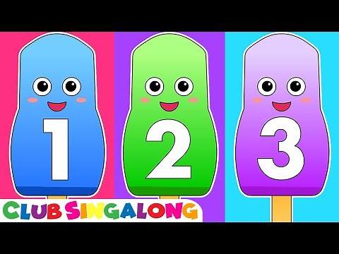 "Ice Cream 123s" | Counting Song, 123 Nursery Rhyme, Toddler Sing Along, Kindergarten Numbers Video