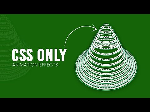 CSS 3D Wavy Circle Animation Effects | Remake 02