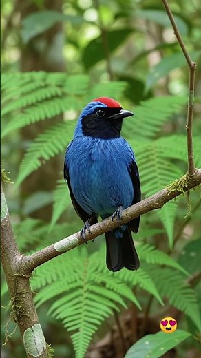 Blue Manakin A Tropical Jewel in Motion